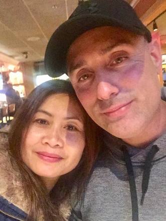 Owner Tina Bravo and Guy Bravo together